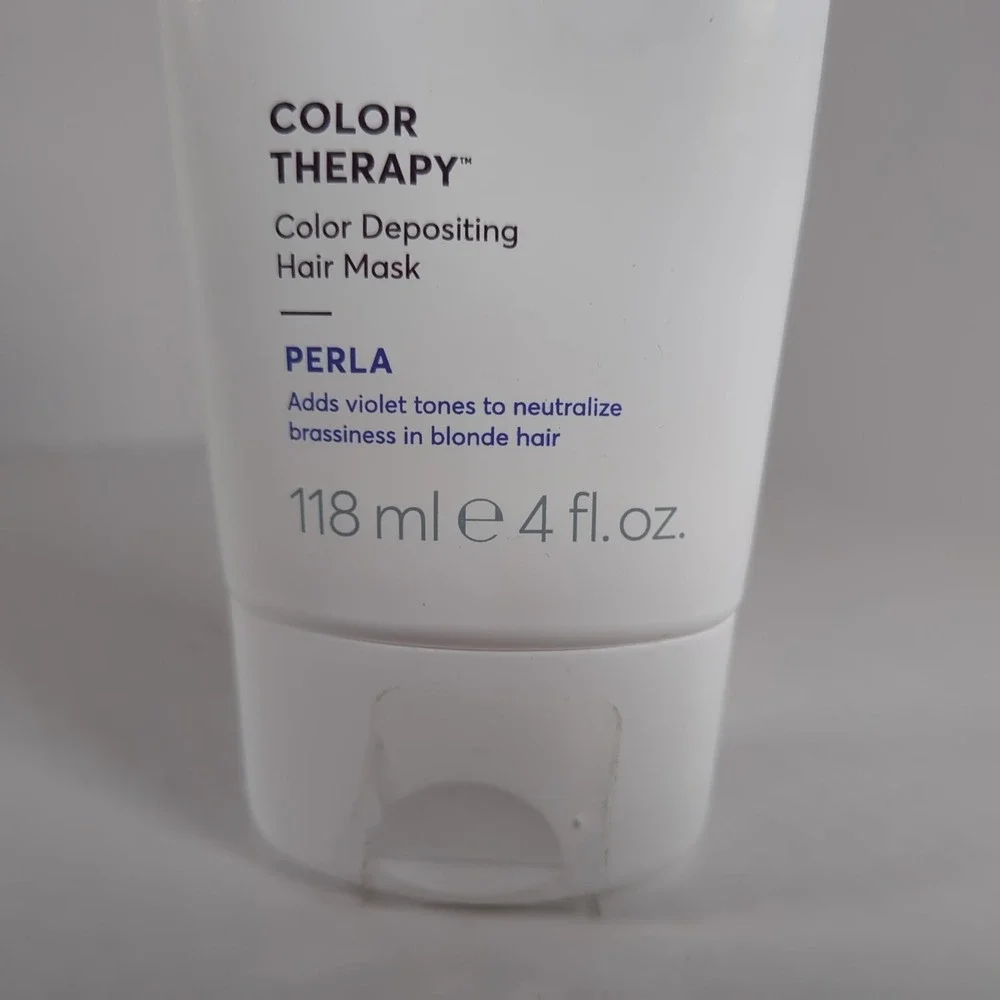 Madison Reed Color Therapy Hair Mask Perla 4oz Violet Tone Blonde Hair Brass NEW